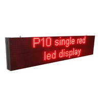 Single Red Color Running Led Display Board - Input Voltage: 220 Volt (v)