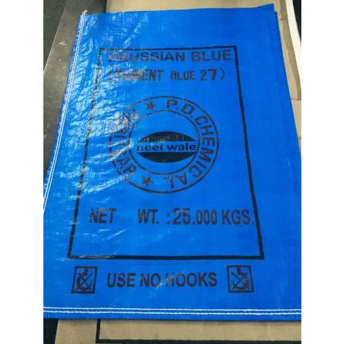 Hdpe Flat Bag - Color: Blue