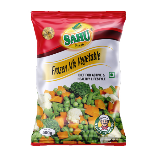 500gm Frozen Mix Vegetables - Raw Handpicked Blend of Carrots, Peas, Corn, Green Beans & Lima Beans | No Additives, Frozen for Nutritional Retention