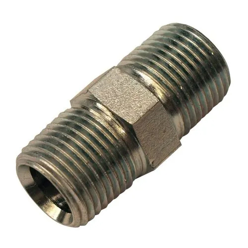 Brass Hydraulic Hex Hose Nipple