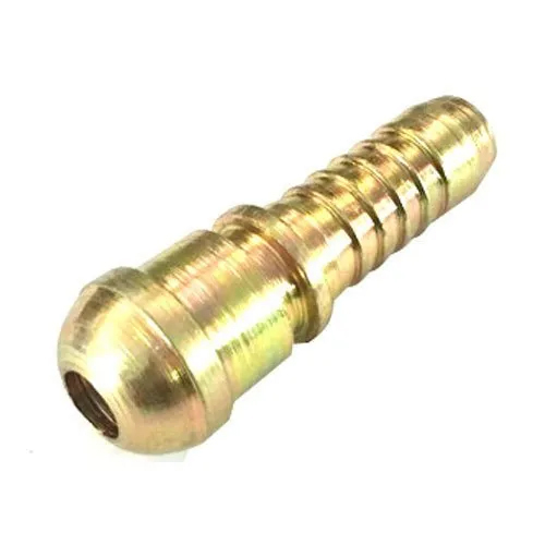 Brass Finish Hydraulic Hose Nipple