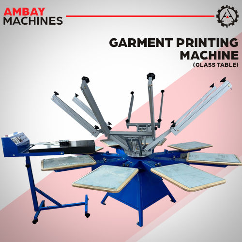 Garment Printing Machine (Glass Table)