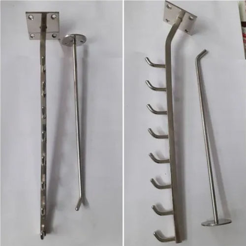 Stainless Steel Display Hooks - Color: Silver