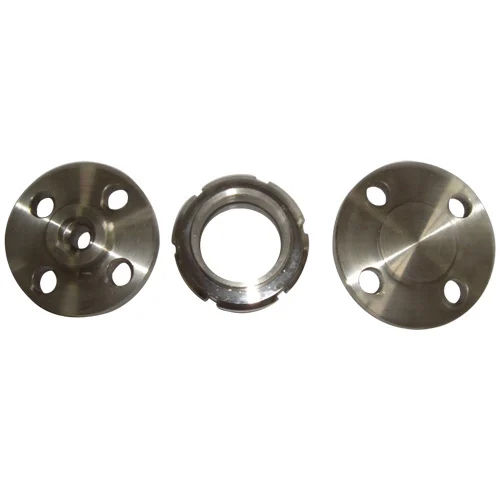 Ss Raised Face Flange And Nut - Color: Silver