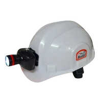 Helmet Led Light - Hdpe Material, Different Sizes, Grey Color | Ideal For Industrial, Construction, And Safety Use With Warranty