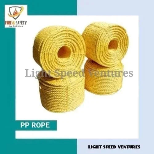 4Mm Polyester Braided Rope - Color: Yellow