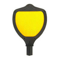 Flexible Median Marker For Road - Pvc Material, Available In Various Sizes, Black And Yellow Color Scheme | Manual Road Safety Tool For Drivers