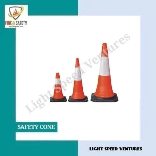 PVC Traffic Cone - Durable PVC Material, 42 Inch Size, Bright Orange Color | Manual Use for Industrial Applications, Weather Resistant with Warranty