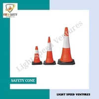 Pvc Traffic Cone - Durable Pvc Material, 42 Inch Size, Bright Orange Color | Manual Use For Industrial Applications, Weather Resistant With Warranty