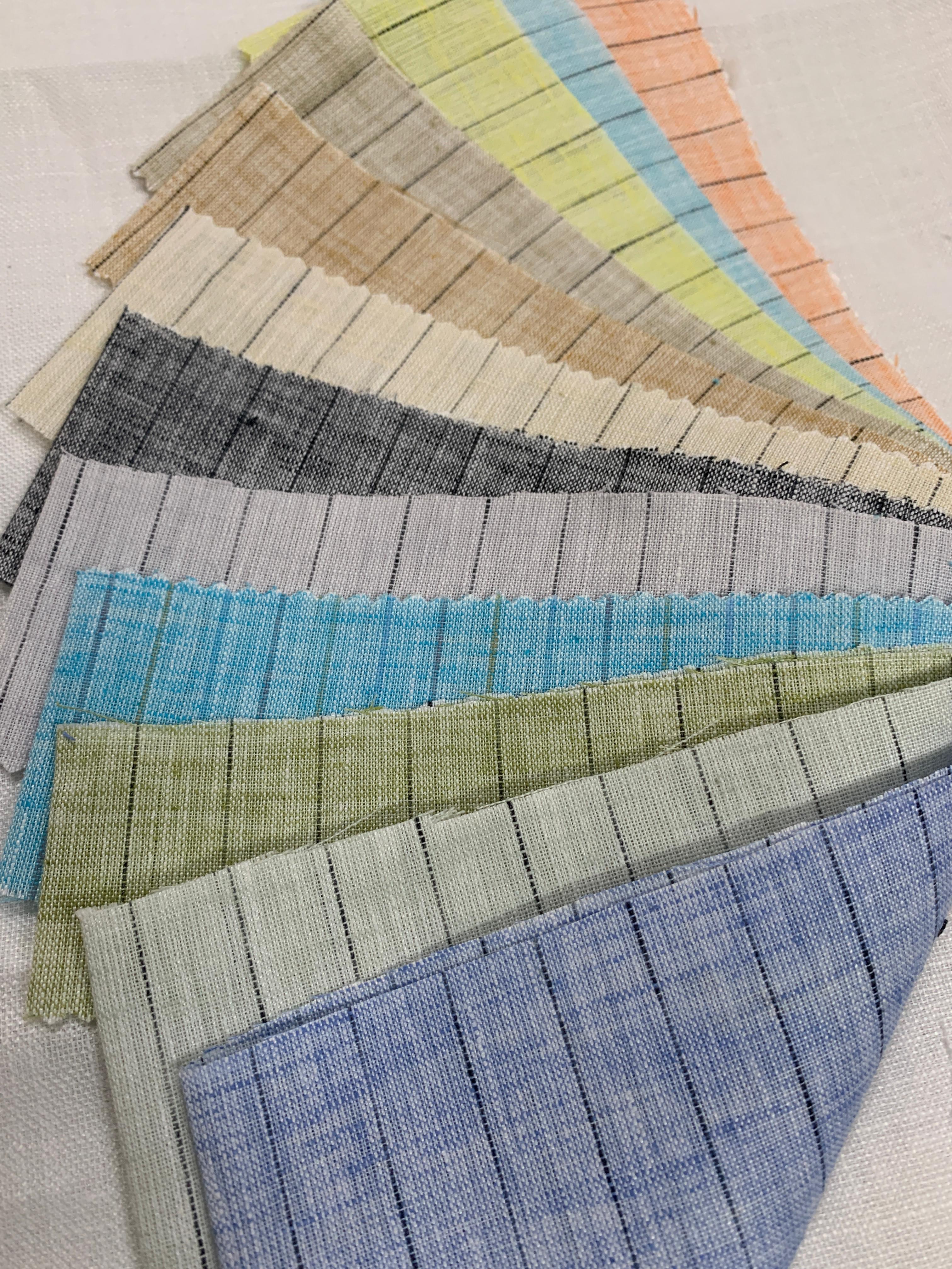 Linen Look Fabrics - Cotton And Polyester Blend, Machine Washable, Breathable And Versatile For Dresses, Curtains, And Upholstery