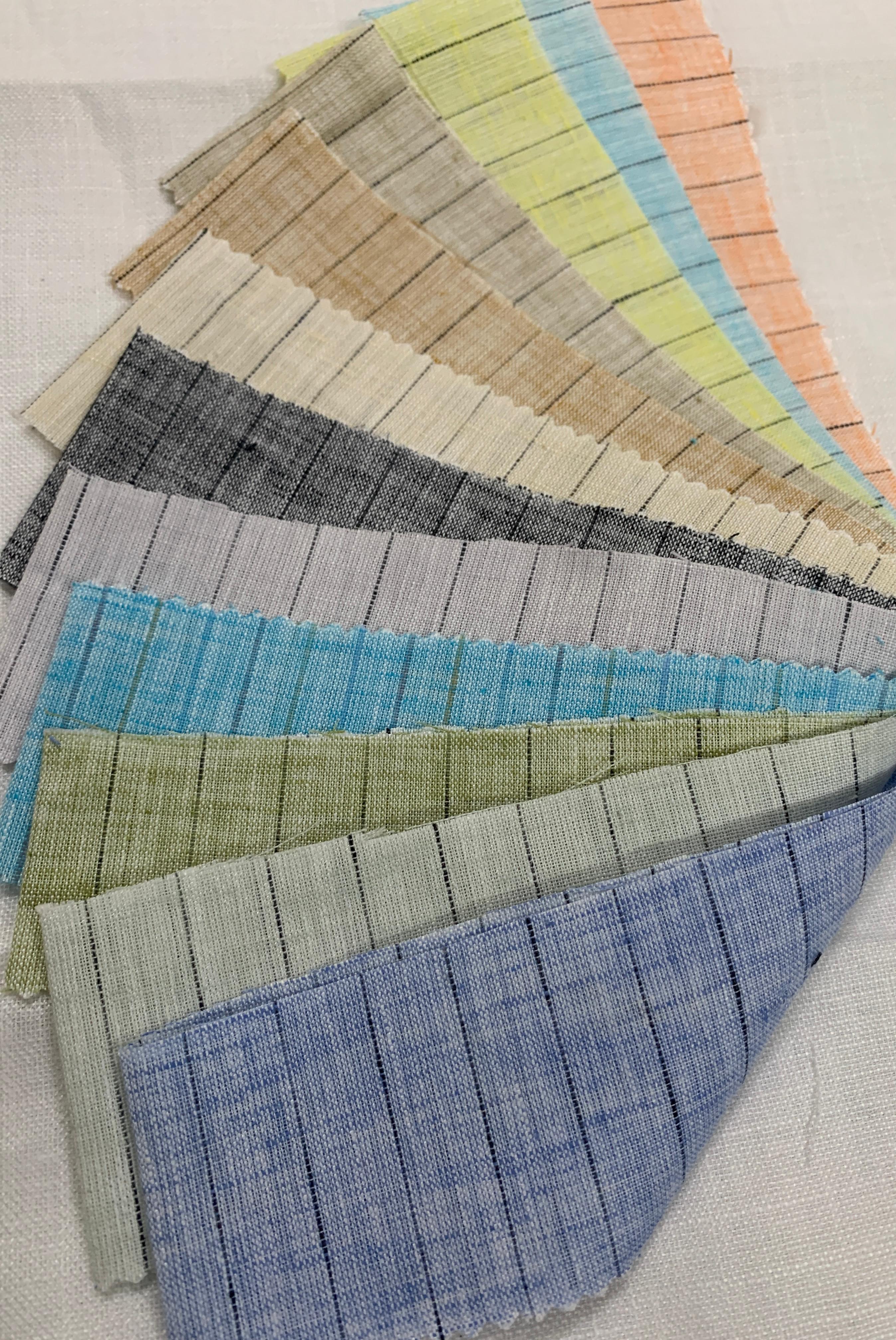 Linen Look Fabrics - Cotton And Polyester Blend, Machine Washable, Breathable And Versatile For Dresses, Curtains, And Upholstery