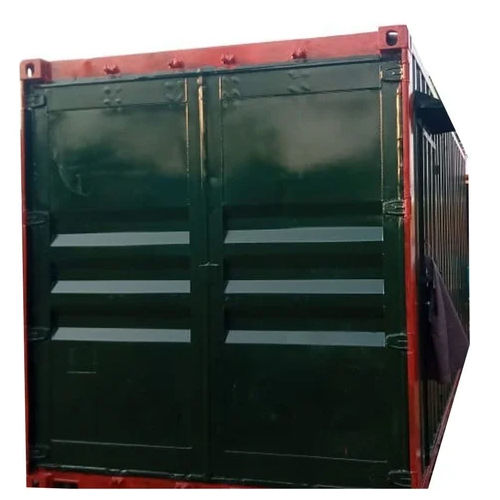 Black Mild Steel Portable Office Cabin - Color: As Per Requirement