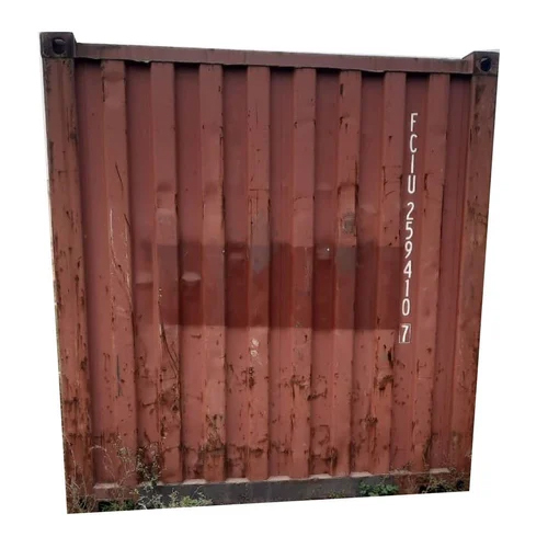 Mild Steel Shipping Container - 20 Feet Customized Internal Dimension | Polished Coating, Portable Office/Cabin Use