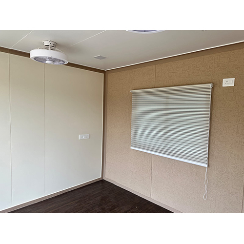 Portable Farm House Container - Color: As Per Requirement