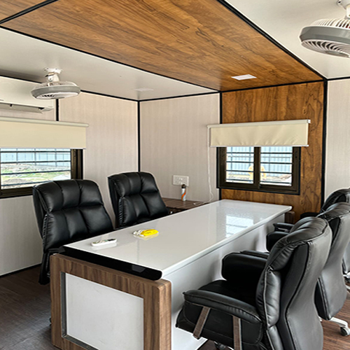 Portable Premium Office Container - Color: As Per Requirement