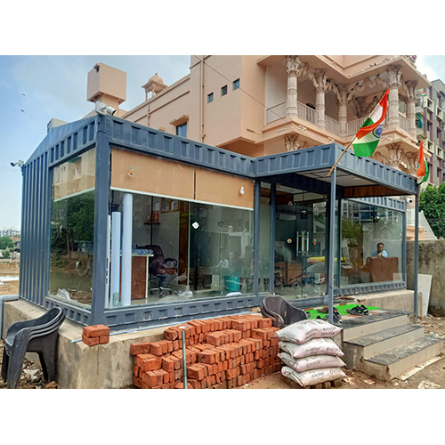 Portable Premium Office Container - Color: As Per Requirement