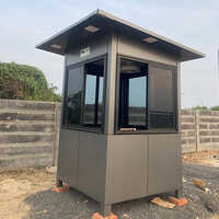 Portable Security Glass Cabin - Steel Frame, Frp Roof, Pvc Windows | High Wind Resistance, Customizable Color Options, Easy Transport And Setup