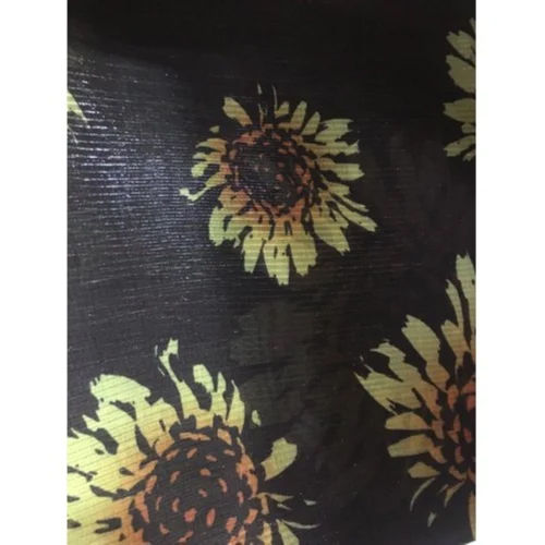 Floral Printed Polyester Dupatta Fabrics