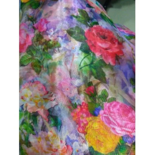 Digital Printed Polyester Dupatta Fabric