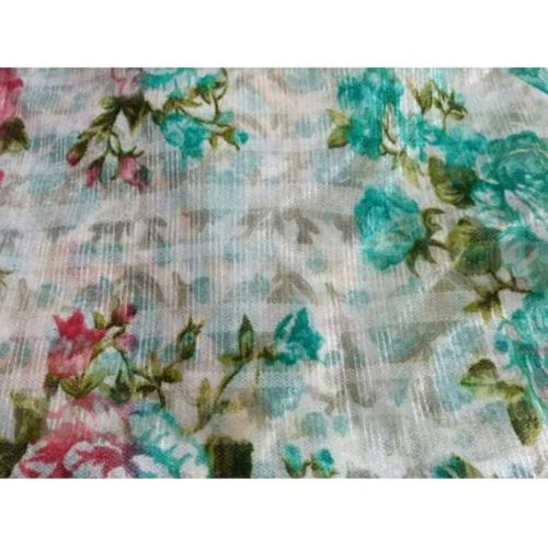 Designer Floral Printed Polyester Fabrics