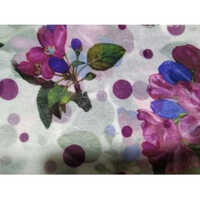 Garments Floral Printed Polyester Fabrics