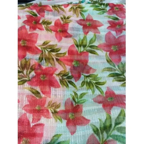 Textile Floral Printed Polyester Fabrics - Length X Width: 44-45" Inch (In)