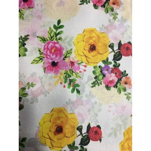 Floral Print Satin Fabric