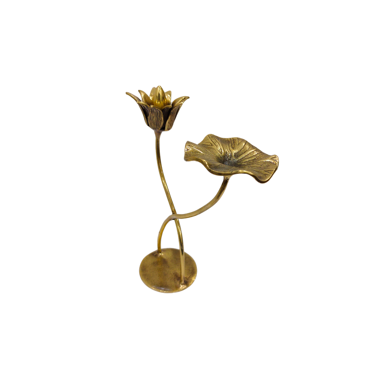 Brass Lotus Stand