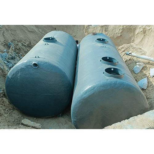 Frp Underground Water Tank - Color: Blue