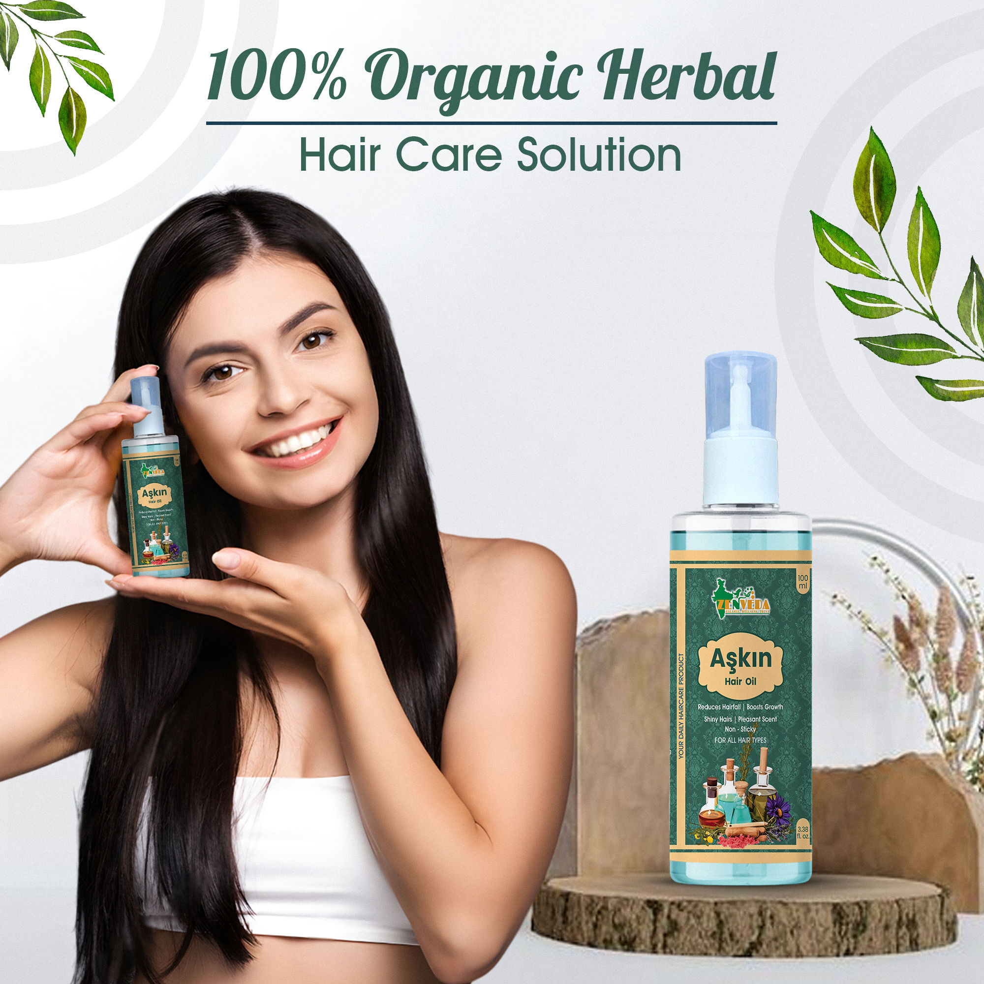 100ml Ayurvedic Askin Hair Oil