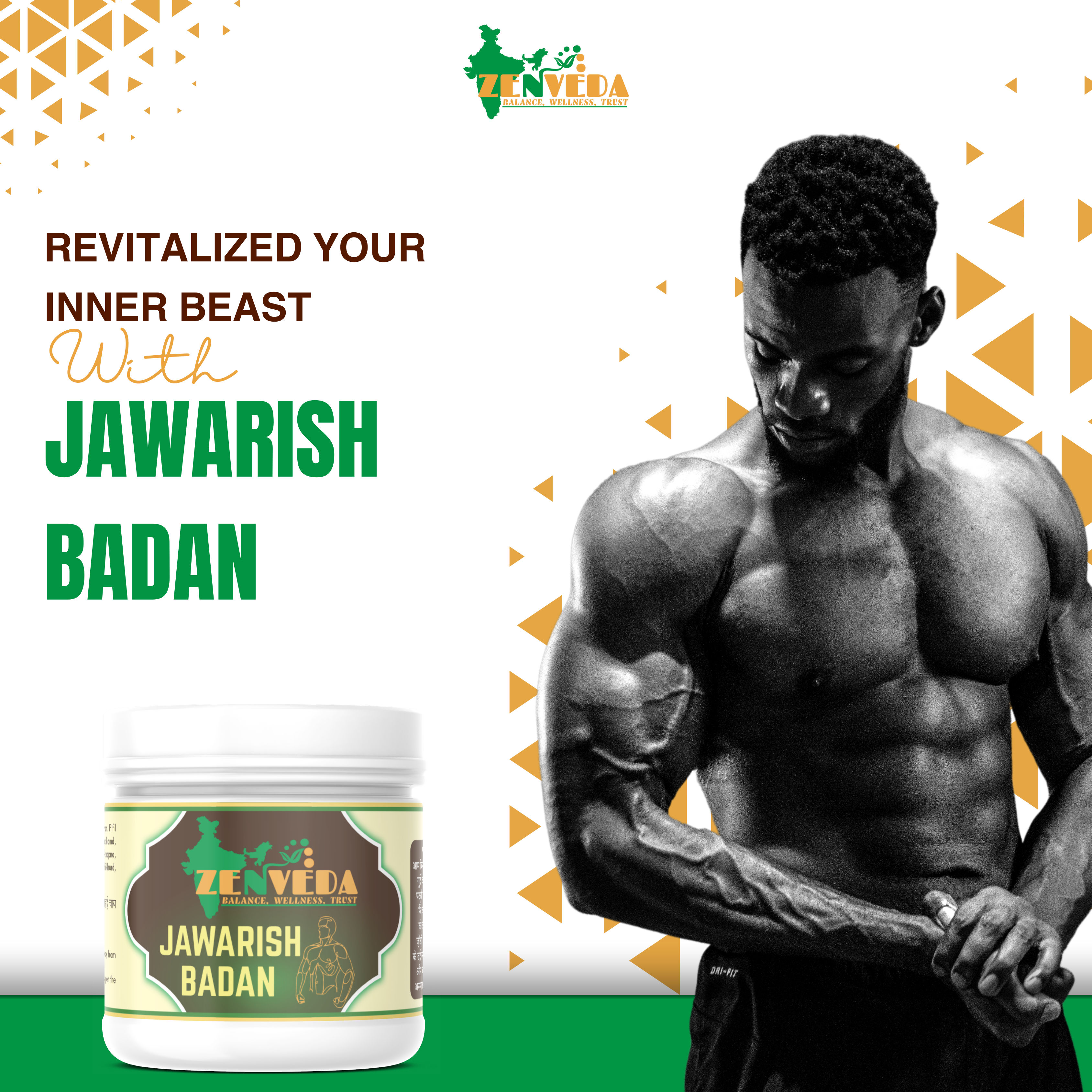 125Gm Ayurvedic Jawarish Badan Health Supplement For Male - Best Before: Up To 24 Months