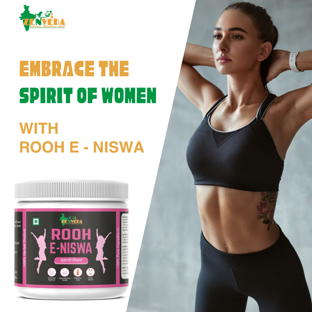 125gm Rooh E Niswa Ayurvedic Health Supplement For Female - Best Before: 3 Years