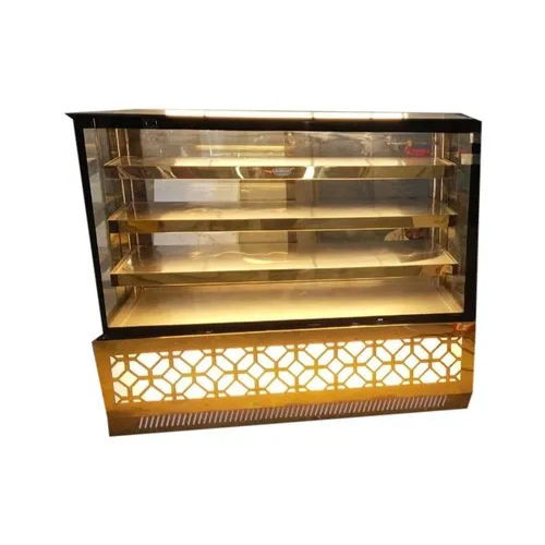 Rectangle Display Counter - Color: Golden