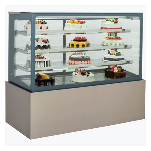 Cake Display Counter - Color: Silver