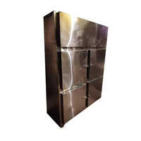 Stainless Steel 4 Door Refrigerator - Capacity: 500 Ltr/hr