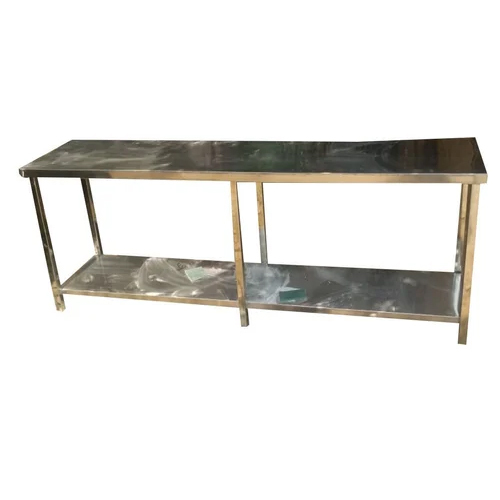 Stainless Steel Working Table - Color: Silver