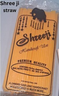 Shree Ji Plastic Straw - Durable, Flexible Material | Eco-friendly Design, Perfect For Parties, Events, And Daily Use
