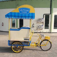 Ice Cream Cart For Commercial Use - Color: Multicolor