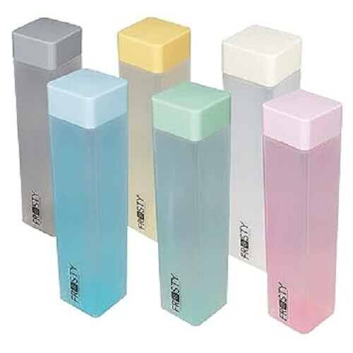 square shape water bottle mattcolour (1 pis)