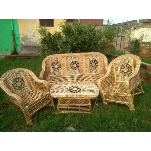 Cane Sofa Set