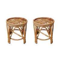 Cane Bar Stool - Color: Brown