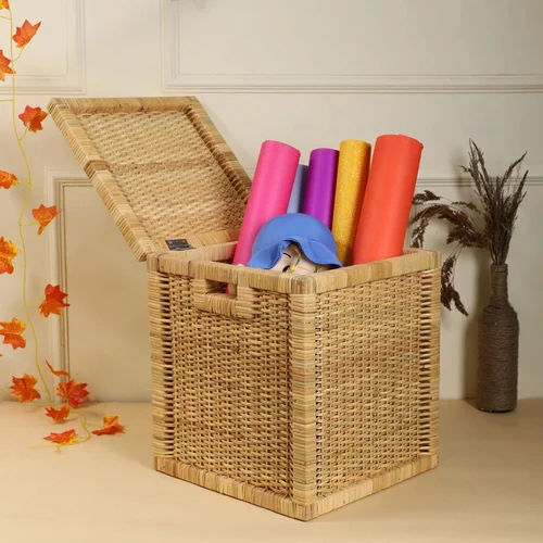 Cane Cloth Basket