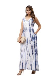 Bohemian Tie/Dye Beachwear Long Dress