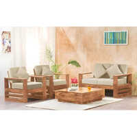 Four Seater Sofa Set - Color: Brown