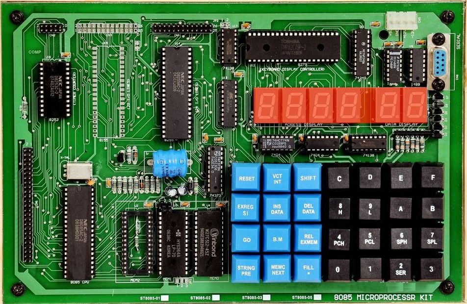 Microprocessor Trainer Kit with LCD Display and Inbuilt Power Supply