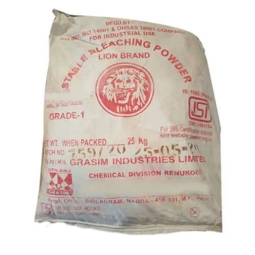 Grasim Bleaching Powder - 98% Purity Organic Chemical , Industrial Grade Powder for Textile, Paper, and Water Treatment Applications
