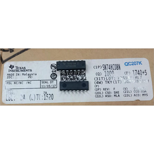 Texas Sn74Hc08N Integrated Circuit - Application: Industrial