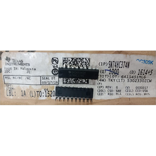 Texas SN74HC374N Integrated Circuit