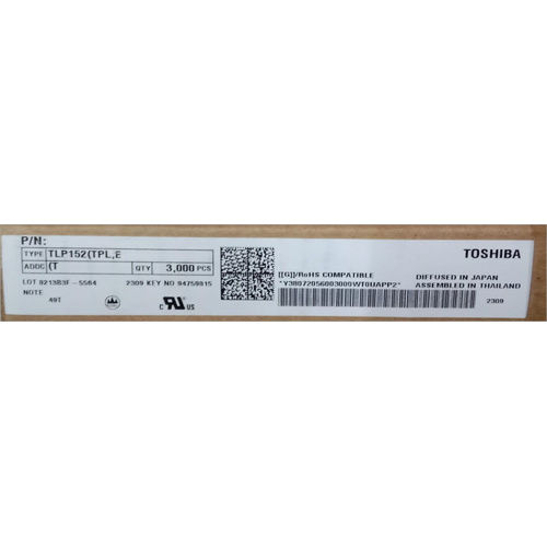 Toshiba Tlp152 Mosfet Transistor - Application: Industrial