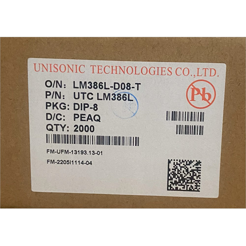 UTC LM386 Integrated Circuit